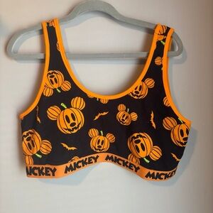 NWT 3X Torrid Mickey Pumpkin Sports Bra